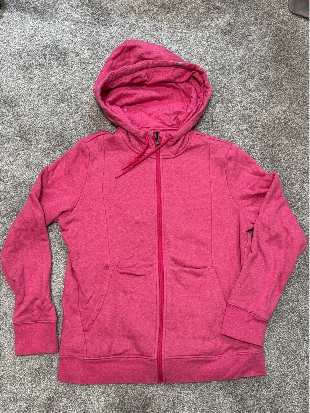 FIGS Pink Full Zip Hoodie Sweatshirt Medium